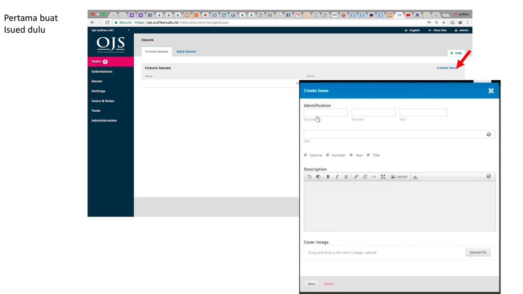 Cara Back Issued Ojs Editor Memastikan Template Jurnal Sudah Sesuai